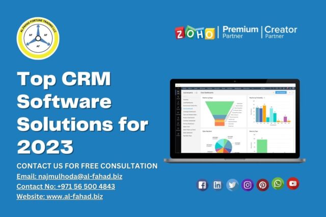 Top CRM Software Solutions For 2023