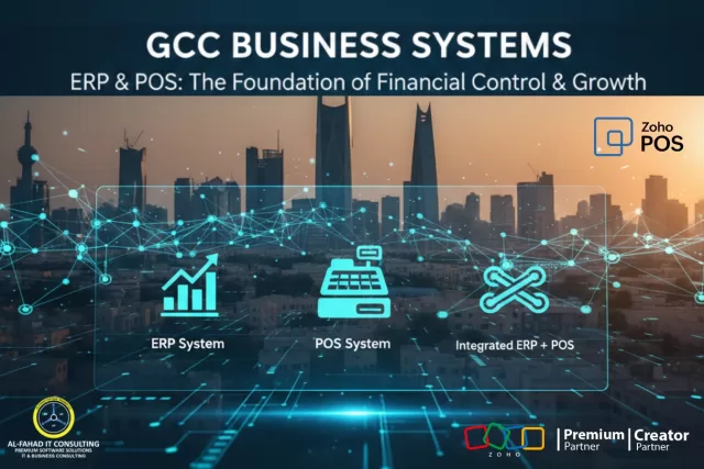 ERP and POS integration with icons