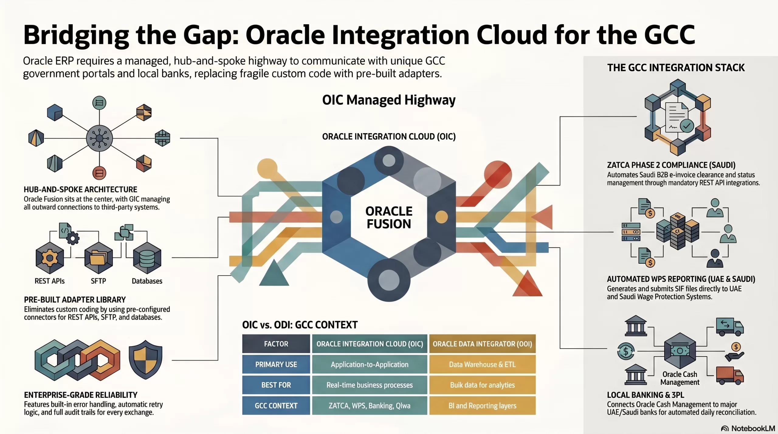infographics about Oracle cloud integration
