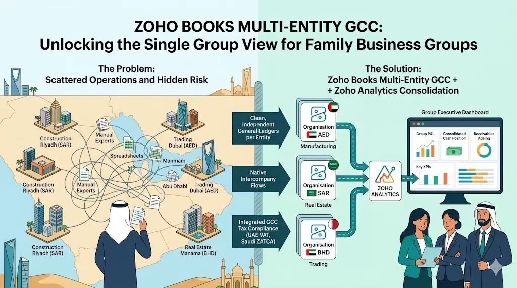 Zoho books for family businesses