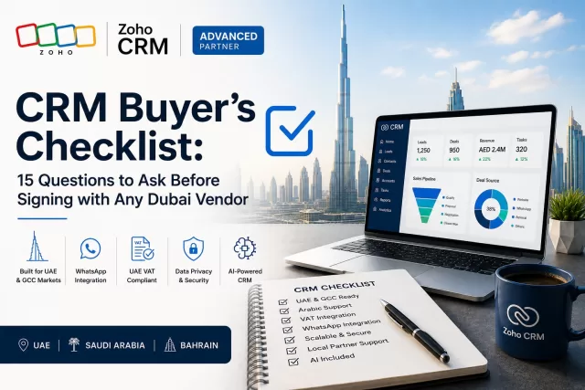 Why Zoho is the best CRM software for Dubai businesses