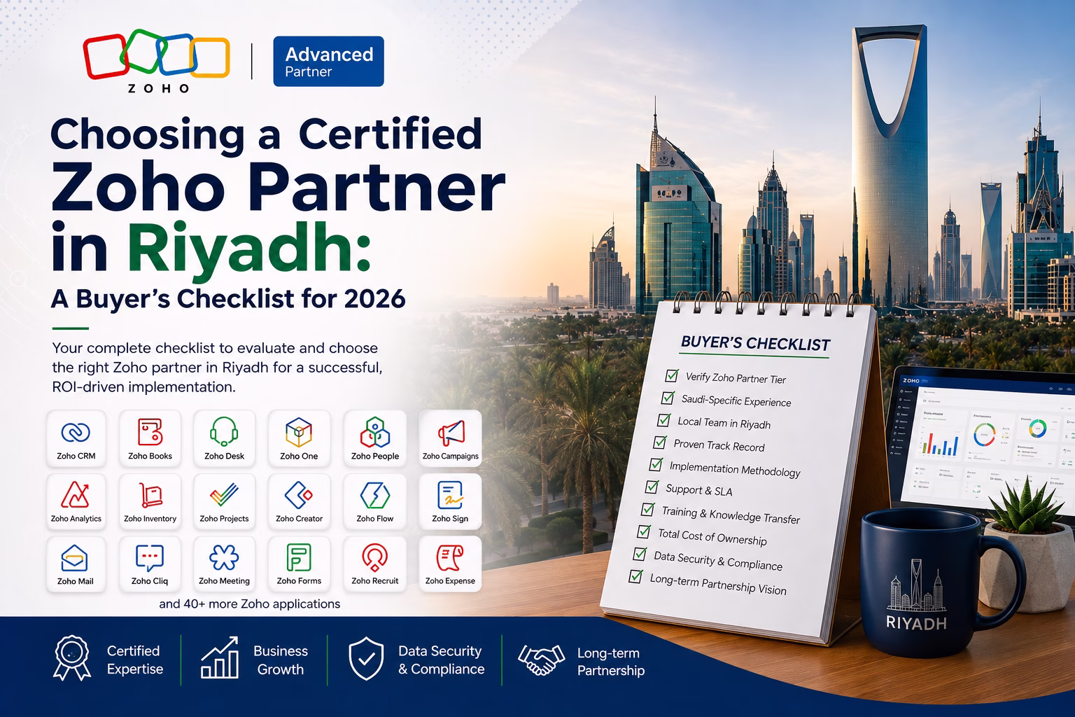 Zoho partner Riyadh Saudi Arabia certified implementation 2026